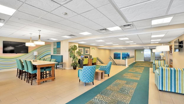 Zona de estar del vestíbulo