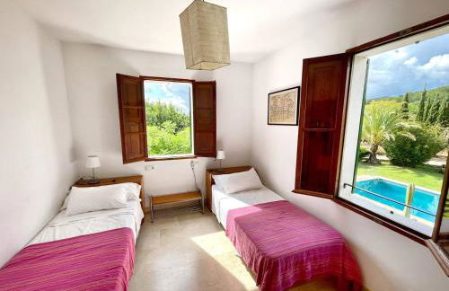 Son Jordi nou, beautiful villa near Alaro big swimming pool, BBQ mountain views 12people - Foto 32