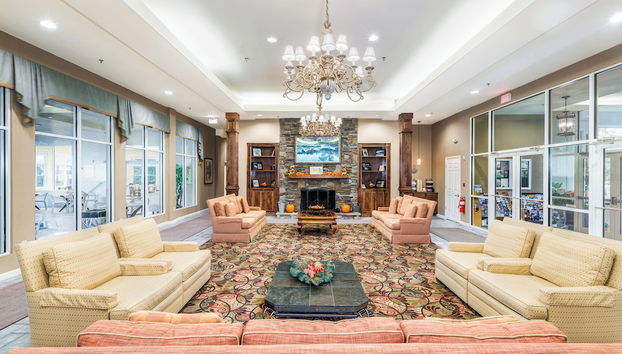 Coin salon dans le hall