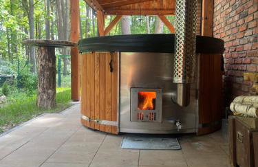 Ceglany Domek z jacuzzi, nad jeziorem, przy lesie - Foto 8