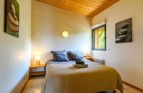 Lodge milieu - Piscine privée Terrasse - - Foto 13