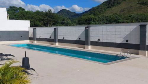 Apartamento novo região central de Ubatuba, com churrasqueira e varanda, 2 vagas - Residencial Jathy - Foto 5