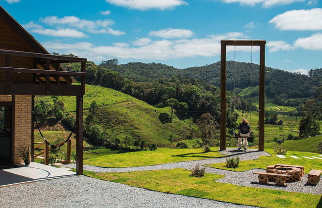 Prana Chalé com Hidromassagem na Serra - Foto 49