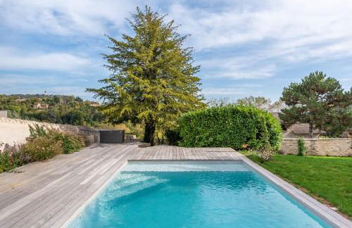 Les Pierres Sèches - house with pool and open view near the village - Photo 45