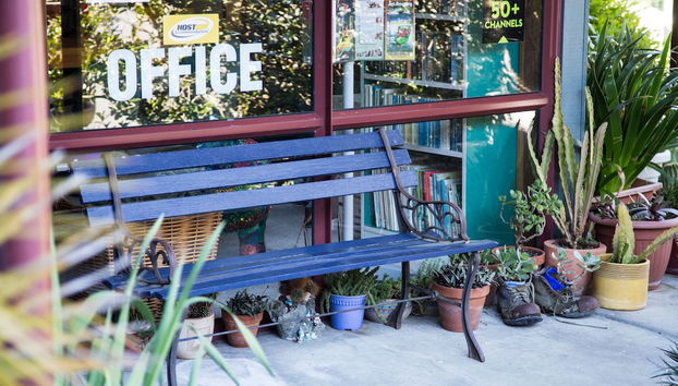 Mostrador de check-in y check-out