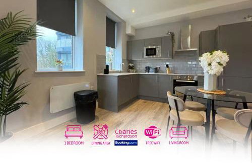 1BR Flat By Charles Richardson ltd Vacation Rental Ideal For Business Relocators Couldson - Foto 13
