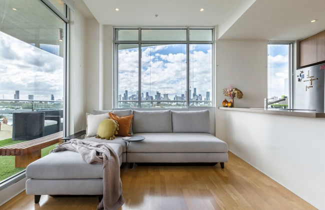 Stunning View 2-bed in Port Melbourne w/ Parking - Foto 29
