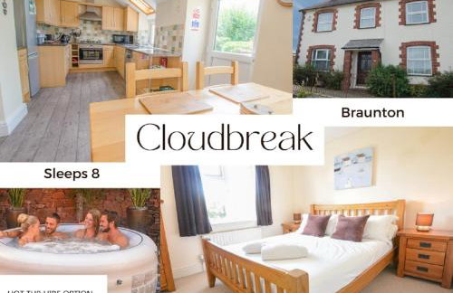 Cloudbreak Braunton, Sleeps 8 - Hot Tub hire - Dog Friendly - Foto 1