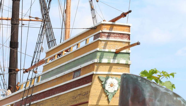 Mayflower II, una reproducción del barco Mayflower