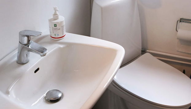 Retro Beach Retreat in Gedesby - Foto 5, Badezimmer