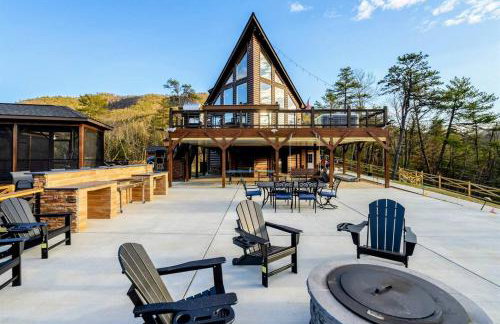 Luxury A Frame 5BR Hot Tub & Mountain Views - Foto 51