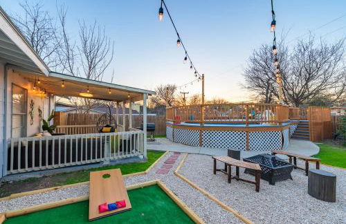 Game Room, POOL & Fire pit at the Medical center - Foto 44