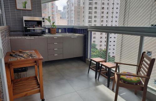 Apto Novo, Sofisticado e Aconchegante em Astúrias Guarujá - Foto 26