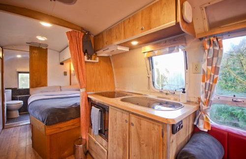 Vintage glamping Airstream with Farm Animals - Foto 7