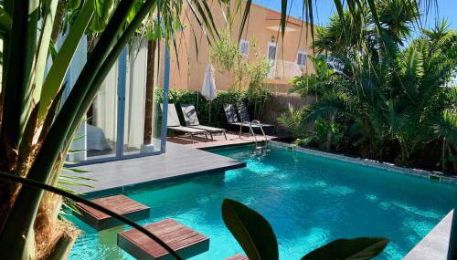 Ibiza style house,6 pers, luxury,with private pool - Foto 3, sunbed