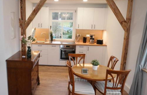 Modernes Ferienhaus mit 4 separaten Appartements, je mit vollausgestatteter Küchenzeile und eigenem Bad, 2 Gehminuten zum Badesee, Garten, Grillplatz, Kinderspielbereich, Hunde sind willkommen - Foto 12