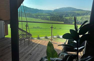 W Sercu Kotliny - luksusowe wille 8 osobowe z balią opalaną drewnem i widokiem na góry - Foto 5