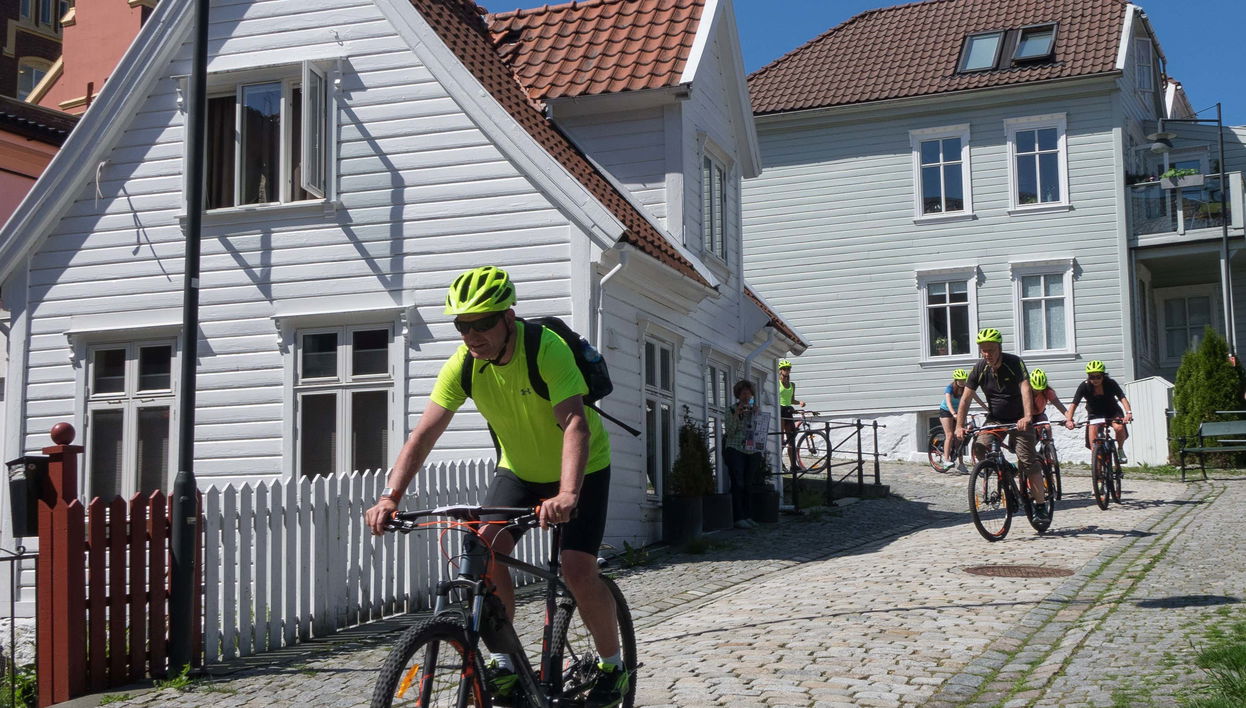 Tour di Bergen in bicicletta elettrica