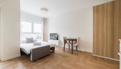 Luboń Urban Nest Studio by BookingHost - Foto 4, towels, wardrobe