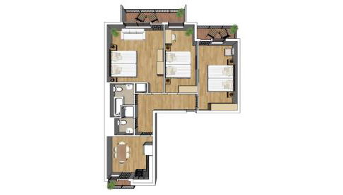 Flatista Homes - Hirschgarten - Photo 2