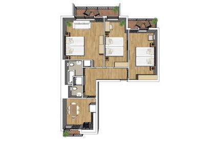 Flatista Homes - Hirschgarten - Photo 2