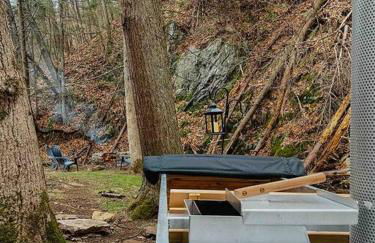 Creek Side Cabin with Wood Fired Hot Tub and Fire Pit - Foto 36