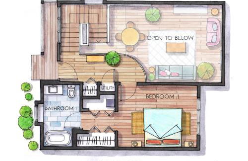 Peaceful 2-bedroom townhome retreat w/wooded view - Foto 26