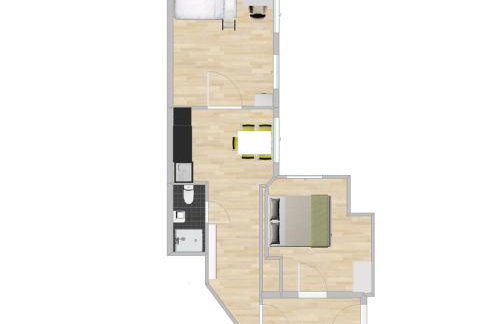 Central 2 bedroom flat for families & calm guests - Foto 35