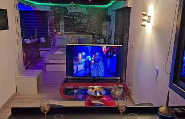 L'Aurore Love Room de prestige jacuzzi sauna piscine chauffée cuisine - Foto 64