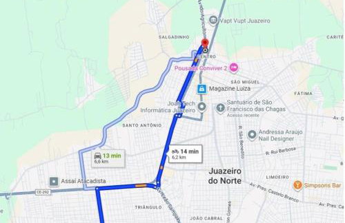 Casa 2 quartos Ar Condicionado 5 hospedes Vila Real proximo ao Shoppimg - Foto 19