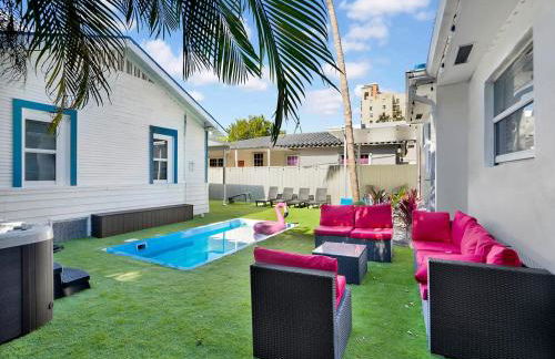 Bungalow House 6 BR Pool Little Havana - Foto 37