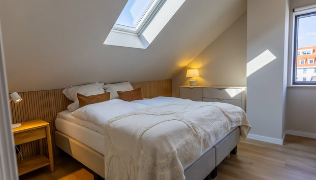 Modern Family Apartment With Balcony and Parking - Foto 5, Habitación