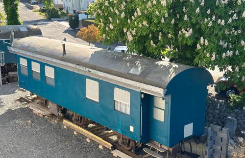 Gleis 1, Eisenbahn Waggon mit Whirlpool und Ofen - Foto 29