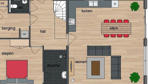 Holiday Home in De Koog Near the Sea - Foto 4, Servicio de la habitación