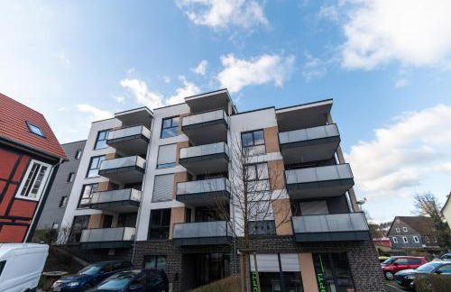 DWELLSTAY - Modernes Apartment I 55qm I 2 Zimmer I Küche I Bad I Terrasse I TV I WLAN - Foto 25