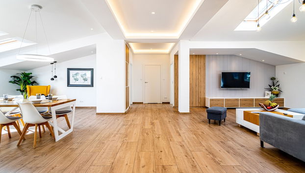 Coin salon dans le hall