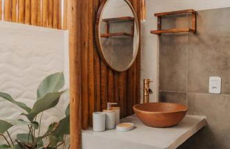 Chalé Aruanã , Banho sob as Estrelas a 100m do Mar - Foto 10