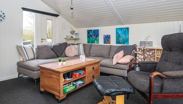 4 Person Holiday Home in Hemmet - Foto 5, Zona de estar