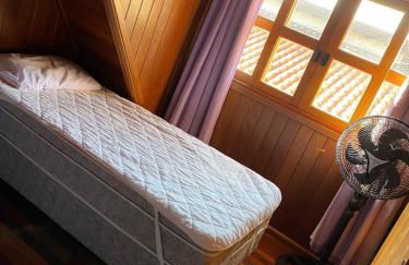 Chalé aconchegante Brotas SP + Área Rústica privativa + Ar condicionado - Foto 10