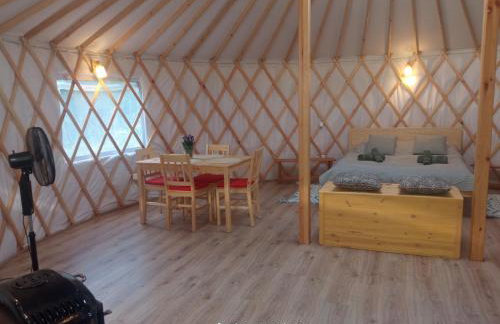 Domek i jurta nad rzeką - Foto 11