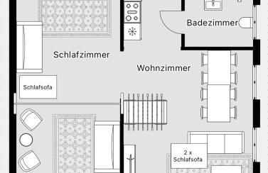125qm Loft nahe Stadt und Hafen - Foto 13