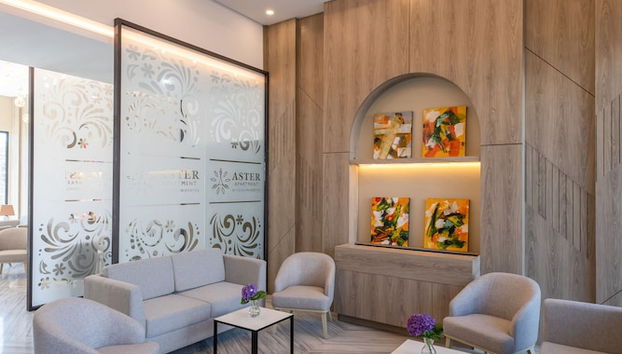 Zona de estar del vestíbulo