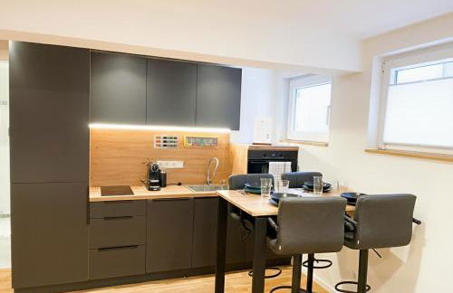 1,5-Zimmer, Top ausgestattet, 4 Pers, Souterrain, Self Check-in, Parkplatz, Netflix & Amazon Prime - Foto 10