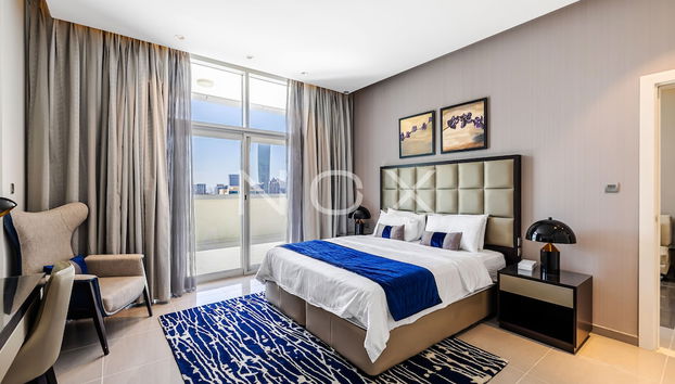 Bright 1BR Damac Majestine - Foto 3, Habitación