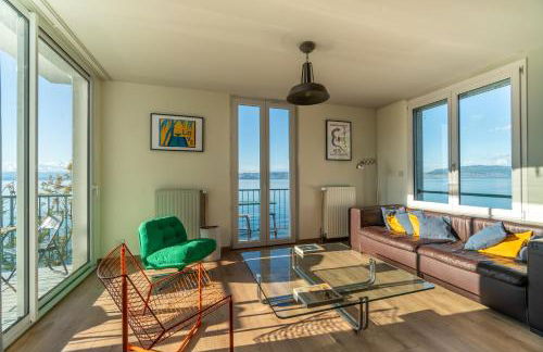 La Villa du Lac - Appartements de vacances - Les pieds dans l'eau - Foto 26