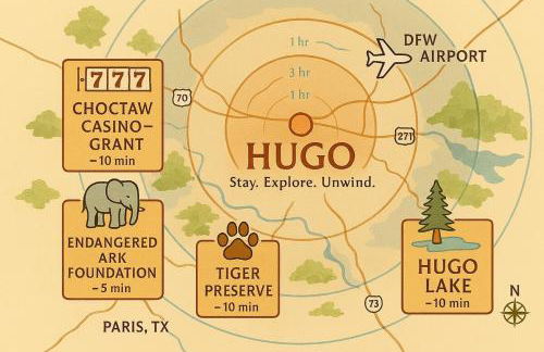 HomeSuite Cabin near Choctaw Casino Fun - Foto 6