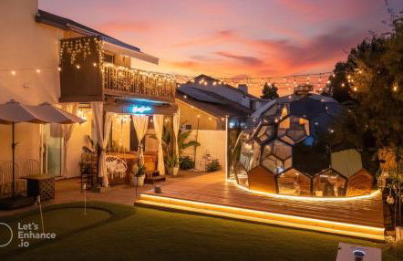 Elegant Retreat- Sleep 10-Boho Dome Lounge-Hot Tub-Games-Golf-Serene Getaway - Foto 6