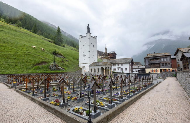 Welcoming Holiday Home in Saas Grund With Garden - Foto 19