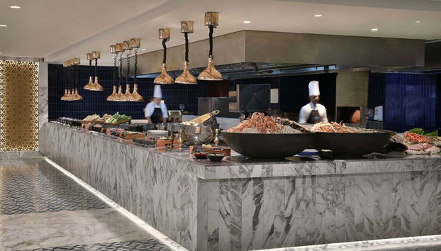 Eleganti interni del ristorante