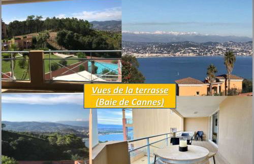 Appartement 6 personnes - vue mer Baie de Cannes - Théoule sur mer - BESNARD - Photo 2